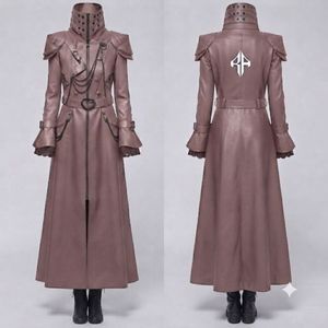 Nouvelle veste gothique en cuir véritable pour femmes de qualité supérieure, anti-rides, à manches longues et col montant par RIVIAN ATLANTIC - Product Image 1
