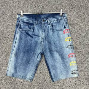 The <b>Only</b> Culture <b>Men's</b> Black Cotton Shorts Elastic Waist Street Style Letter Print Front Logo Breathable Knitted - Product Image 6