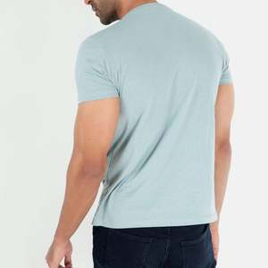 Camiseta 100% Algodón para Hombre, Corte Holgado, Estampada, Transpirable, Informal, Camisetas para Hombre, Logotipo Personalizado, Servicio OEM, Camisetas Personalizadas para Hombre - Product Image 3