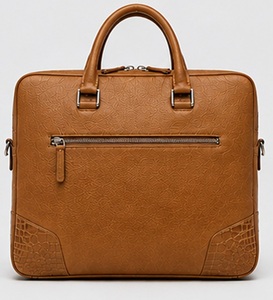 Sac Messager pour Ordinateur Portable en Cuir Véritable Gravs pour Homme - Léger, Durable, Luxe, Fermeture Éclair, Haute Qualité - Product Image 4