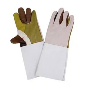 ถุงมือเชื่อมหนังวัวแท้สำหรับงานฤดูหนาว ป้องกันการเจาะทะลุ สะท้อนแสง ปลอดภัย ระบายอากาศได้ดี - Product Image 5