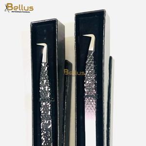 แหนบต่อขนตาแบบพรีเมียม 90 องศา ทำจากสแตนเลส พร้อมโลโก้สั่งทำได้ - Product Image 1