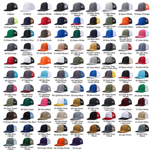 หมวกเบสบอลผ้าฝ้ายเปล่าสีพื้น 5 ชิ้น สำหรับผู้ใหญ่ หมวกแก๊ปตาข่ายแบบ Trucker พร้อมโลโก้สั่งทำได้ ลดราคาพิเศษ - Product Image 5