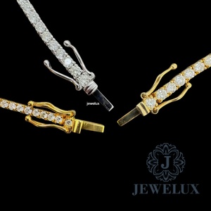 Bracelet tennis élégant en moissanite pour unisexe avec finition haute brillance et fermoir sécurisé, idéal comme cadeau, à prix export. - Product Image 4