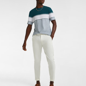 T-shirt imprimé de haute qualité pour hommes, 100% coton et polyester, col rond, broderie, vêtements pour hommes, t-shirt pour hommes - Product Image 6