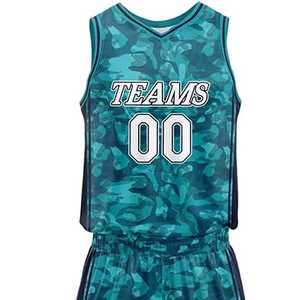 Conjuntos de Uniformes de Baloncesto sin Mangas de Color Rojo con el Mejor Diseño, Alta Calidad, Cómodos, Transpirables, de Secado Rápido, Talla Grande, 100% Poliéster - Product Image 4