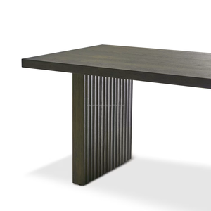 Modern Wooden Dining Room Set 5 Piece Midcentury Style Cross Back <b>Table</b> <b>Chairs</b> <b>Bench</b> Durable Home Furniture for Dining Area - Product Image 4