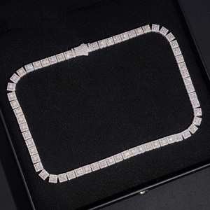 Pulsera de Lujo con Eslabones Cubanos de Moissanita Iced Out, Joyería Hip Hop, Pieza Destacada con Diamantes VVS1 Baguette - Product Image 5