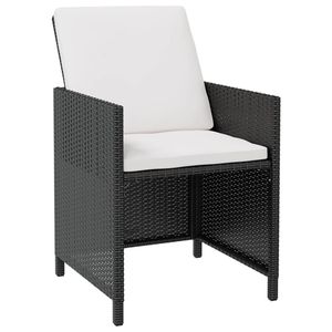 Ensemble de meubles d'extérieur noir et blanc crème pour l'ambiance du jardin - Product Image 3