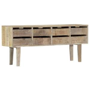 Buffet en bois de manguier massif 55,1"x11,8"x23,6" – Meuble élégant et durable - Product Image 1