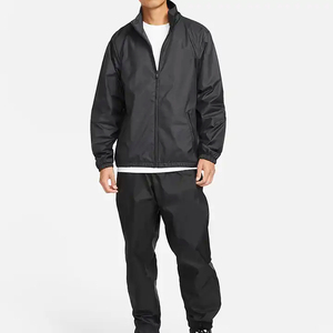 OEM <b>Men's</b> Autumn Nylon Windbreaker <b>Jacket</b> & Jogger Pants Set | Gym Training Tracksuit | Athletic Running Outfit - Product Image 1