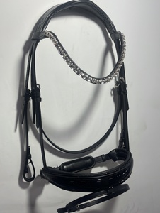 ALR EQUESTRIANS Diseño de Logotipo Personalizado, Brida para Caballo Occidental de Cuero Genuino de Alta Calidad, Duradera, Tamaños Personalizables - Product Image 2