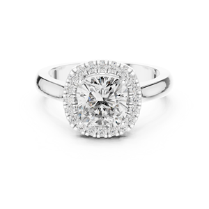 Anillo de Compromiso Clásico de Oro Amarillo de 14K con Corte Cojín de 2 Quilates, Diamante Cultivado en Laboratorio con Certificado IGI, Regalos de Aniversario y Boda - Product Image 6