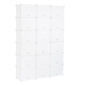 Scarpiera Moderna Espandibile a 12 Livelli per 72 Paia, Armadio Contenitore a Torre con 36 Scomparti per Tacchi, Stivali e Ciabatte - Product Image 3