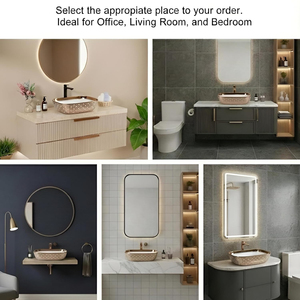 Lavabo de salle de bain en céramique design durable, 18x13x5.5 pouces, de forme irrégulière, de qualité supérieure, motif culture tribal, pour un style moderne - Product Image 3
