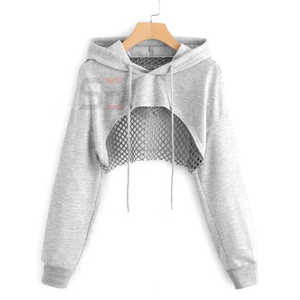 Customised High Quality Cotton Hooded Sweat Suit 2 Piece Women <b>Crop</b> <b>Top</b> Hoodie Jogger Set Casual Sportswear Oversized Custom - Product Image 1