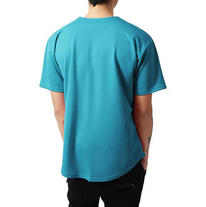 Camisetas de Béisbol Lisas con Impresión Personalizada al por Mayor, Precio Económico, Jersey Azul Sublimado, Unisex, Manga Corta, Logotipo Frontal, Secado Rápido - Product Image 4