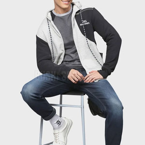 Sweats à capuche zippés pour hommes fabriqués au Pakistan, faible MOQ, prix abordable, sweats à capuche basiques zippés pour hommes - Product Image 4