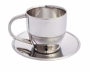 ชุดแก้วกาแฟสแตนเลส ดีไซน์มินิมอล ทนทาน สำหรับชาและกาแฟ - Product Image 4