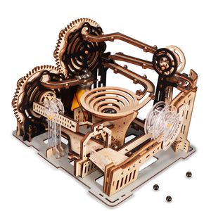 Puzzle 3D in Legno Elettrico Fatto a Mano, Kit Modello Pista per Biglie, Rompicapo Fai-da-Te, Regalo di Natale Senza Batteria - Product Image 6