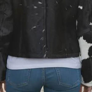 Chaqueta de Cuero Auténtico con Pelo, Patrón Natural, Material Suave y Duradero, Prenda Exterior Elegante, Ideal para la Moda de Invierno - Product Image 6