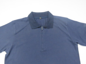 Polo de golf en coton tricoté 100% 200GSM, demi-zip, côtes aux poignets et à la taille, logo personnalisé - Product Image 4