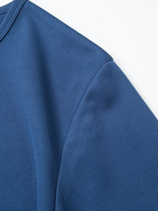 Maillot de football court en mesh surdimensionné avec logo personnalisé, style streetwear, taille US, respirant, vintage, été, anti-humidité, couleur unie, pour la course et le fitness - Product Image 6