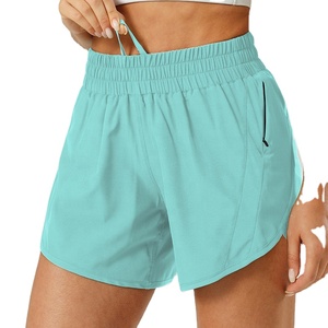 Bermuda en polyester personnalisé pour femmes respirant Yoga Booty Biker cyclisme Short de sport avec poches décontracté tissé léger 2026 - Product Image 3