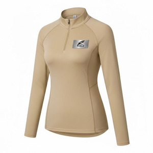 Top Quality Breathable <b>Compression</b> <b>Shirt</b> for Men Custom Logo Casual Solid Pattern Long Sleeve with O-Neck - Product Image 5