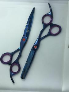 new Selling Stainless Steel Barber salon <b>Shear</b> & Hair Cutting Scissor Beauty Type Thinning Scissors set kit - Product Image 2
