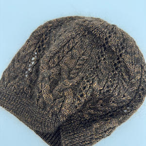 Custom ODM OEM <b>Womens</b> Mens Unisex Winter Chunky Cable Jacquard Knit Thick Soft Trendy Ski <b>Beanie</b> <b>Hat</b> - Product Image 3