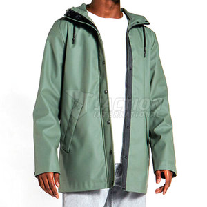Online Sale Custom Color Men Rain Coat Best Quality Men Rain Coat Nylon Polyester Rain Coat - Product Image 3
