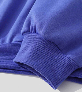 Sweat à capuche oversize personnalisé Y2K Streetwear d'hiver, bleu, imprimé graphique, en molleton de coton de haute qualité, service OEM - Product Image 6