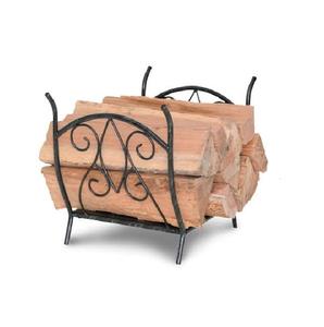 Nouvelle étagère à bois en métal au design moderne pour le rangement du bois, avec couleur et dimensions personnalisées pour le jardin et la cheminée de la maison - Product Image 4