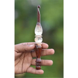 Wholesale Luxury Resin Wooden <b>Crochet</b> <b>Hook</b> Ergonomic Knitting Needles Handmade Craft Yarn Weaving <b>Hooks</b> Set for DIY Sweaters - Product Image 4
