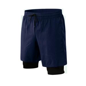 Men's Gym Shorts Polyester/Nylon Drawstring Quick Dry Double <b>Layer</b> High Stretch <b>Mid</b> Breathable Waterproof Basketball Running - Product Image 3