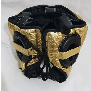 Conjuntos de Boxeo de Cuero de Alta Calidad al por Mayor, Hechos a Medida, Guantes de Boxeo OEM, Protector de Cabeza y Protector Inguinal, Kit de Sparring - Product Image 3