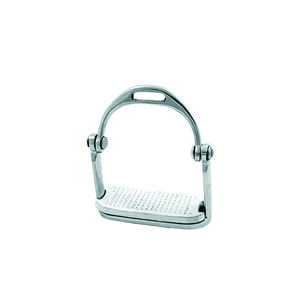 Estribos de Seguridad Curvos con Ojales Desplazados, Estribos con Almohadilla de Goma Antideslizante, Estribos de Seguridad con Logotipo y Embalaje Personalizados - Product Image 1