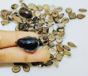 หินควอทซ์สโมคกี้ธรรมชาติสีดำและน้ำตาลทุกรูปร่างและขนาดตัดตามการสั่งซื้อที่กำหนดเองในราคาขายส่งในอื่นๆทั้งหมด - Product Image 4