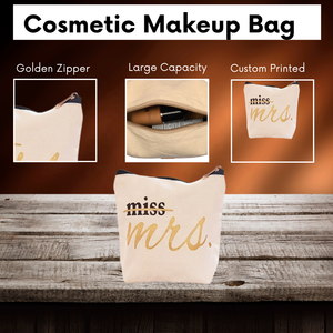 Sac de pochette de maquillage de fermeture éclair de toile de coton écologique naturelle de logo d'impression personnalisée pour le stockage quotidien de voyage - Product Image 6