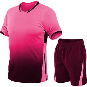 Conjunto de Camisetas de Fútbol Personalizadas para Adultos y Niños – Uniforme de Fútbol de Manga Corta con Degradado, Nombre, Número y Logotipo Personalizados para el Equipo - Product Image 5
