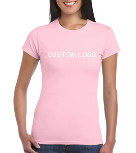 Camisetas de Mujer al por Mayor, Transpirables, de Secado Rápido, de Alta Calidad, de Algodón y Poliéster, para Verano, a Bajo Precio, Servicio OEM, Lisas y Teñidas - Product Image 2