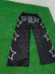 Wholesale Custom <b>Men</b> Streetwear <b>Joggers</b> Oversized Star Print Wide Leg Track Pants Hip Hop <b>Loose</b> Athletic Sweatpants - Product Image 2