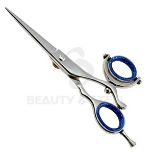 Professional Silver Hair Cutting Shears with Slim Blade Design Sharp Edge Barber Scissors for Precision Detailing - Product Image 6