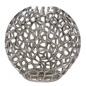 Luxury Look Silver Finished Geometric Shape Flower Vase Minimalist Design Home Office Tabletop Gifting Wedding Occasions - Product Image 6