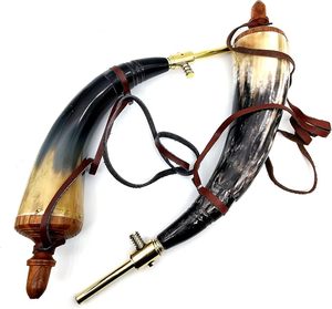 Cuerno Náutico Tradicional Tallado a Mano Directo de Fábrica, Acabado Artesanal de Alta Calidad, Accesorios para Rifles, Coleccionistas Históricos - Product Image 2