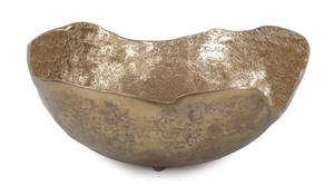Hermosa tazón de metal dorado, moderna, lujosa, duradera, hecha a mano, de aluminio, para uso doméstico en la cocina, personalizada, estilo japonés para bodas - Product Image 3