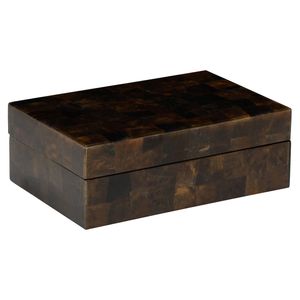 Vaisselle artisanale de haute qualité - Boîte de rangement décorative en corne de buffle naturelle pour bijoux et fruits secs - Product Image 5