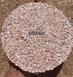 Premium Epoxy Flooring with natural rojo pink marble Chips and Pebble wash flooing / stone <b>carpet</b> flooring - Product Image 5