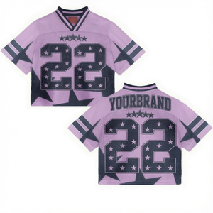 Camiseta de Fútbol Americano para Hombre, Mujer y Niños, Ropa Deportiva de Alto Rendimiento, Secado Rápido, Absorción de Humedad, OEM, ODM, Personalizada - Product Image 2